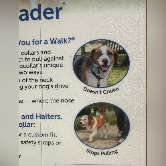 PETSAFE Gentle Leader Head Collar Stops Pulling Jumping Small up to 25lbs Black - Picture 6 of 14
